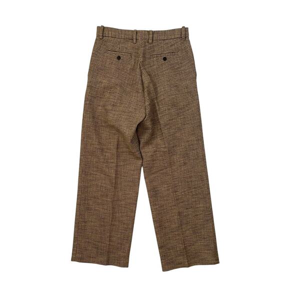 NWT Sandro Micro Houndstooth Trousers - Brown - Size 6 (38) - Picture 3 of 8